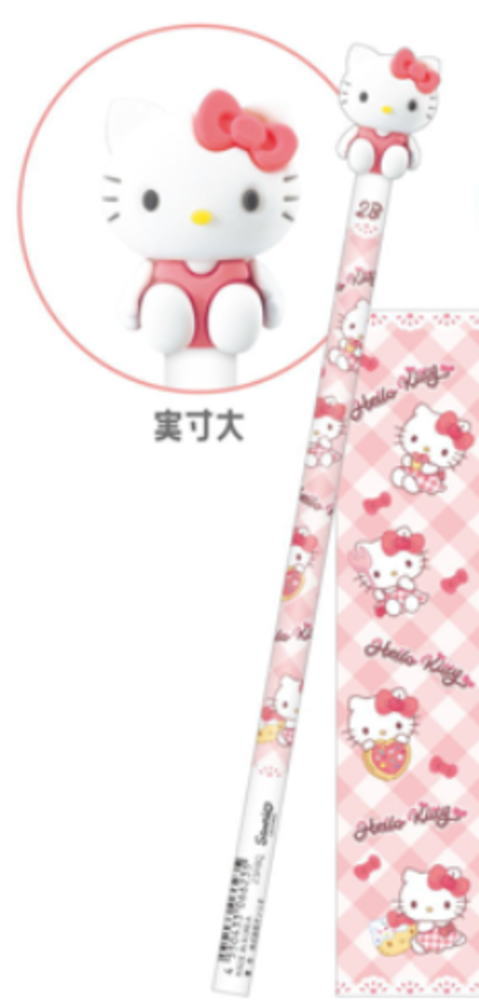 Pencil - 【全品　送料無料！】　20本セット　セット　セット商品　サンリオキャラクターズ　でかマスコットえんぴつ2B　Sweets　ハローキティ　鉛筆　ペンシル　筆記用具　文房具　学校　勉強　雑貨　グッズ　かわいい