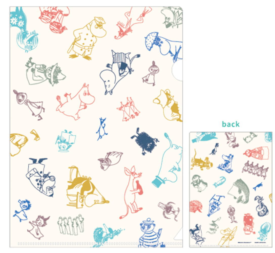 樂天商城 - 【全品　送料無料！】　10枚セット　セット　セット商品　日本製　ムーミン　Moomin　A5シングルクリアファイルマルチ　ALLSTAR　リトルミイ　アニメ　ケース　カバー　ファイル入れ　文房具　学校　勉強　雑貨　グッズ