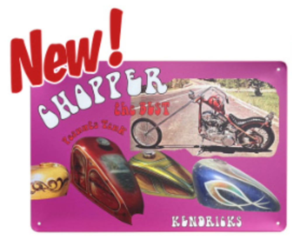 　アメリカン雑貨　ファンキーティンプレートCHOPPER THE BES　USA　アメキャラ　店　bar　家　トレー　トレイ　置き物　小物　インテリア　雑貨　グッズ　かわいい