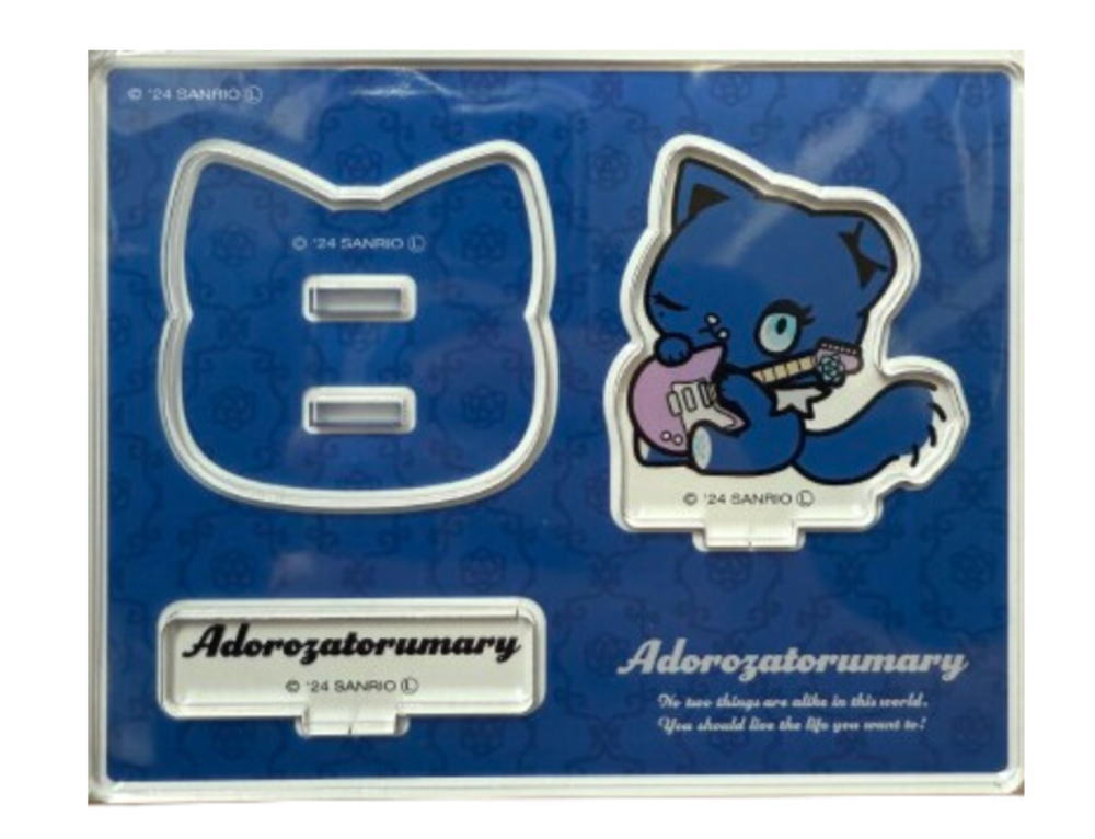 【全品　送料無料！】　日本製　サンリオキャラクターズ　アクリルスタンドギター　アドローザトルマリィ　アクスタ　置き物　飾り　おもちゃ　インテリア　雑貨　グッズ　かわいい