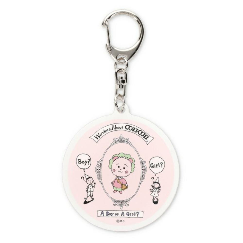 樂天商城 - 【全品　送料無料！】　日本製　コジコジ　COJI-COJI　アクリルキーホルダーA BOY OR A GIRL　きみとぼく　さくらももこ　テレビ　アニメ　漫画　キーホルダー　キーリング　チャーム　鍵　雑貨　グッズ　かわいい