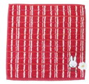 【全品 送料無料!】【miffy】【ミッフィー】ツイードミニタオル【レッド】【赤】【ウサギ】【ディック・ブルーナ】【絵本】【アニメ】【タオル】【たおる】【ハンカチ】【ハンドタオル】【子供】【キッズ】【レディース】【女性】【雑貨】【グッズ】【かわいい】