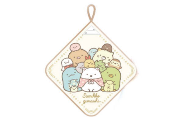 樂天商城 - 【全品　送料無料！】　すみっコぐらし　ループ付きハンドタオルB　すみっコベビー　すみっこぐらし　サンエックス　ゆるキャラ　たおる　ハンカチ　ミニタオル　子供　キッズ　紐付き　保育園　幼稚園　雑貨　グッズ　かわいい