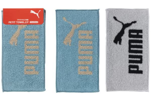 【全品　送料無料！】　PUMA　プーマ　プチタオルグリーン×グレー　PUMA-361　ブランド　メーカー　タ..