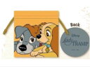 【全品 送料無料!】 日本製 ディズニーキャラクター 巾着M わんわん物語 アニメ 映画 ポーチ ケース 小物入れ 袋 収納 子供 キッズ お出かけ アウトドア 雑貨 グッズ かわいい(3)
