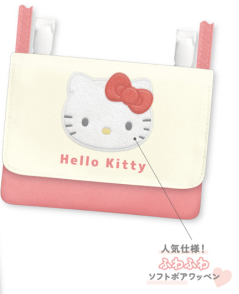 樂天商城 - 【全品　送料無料！】　サンリオキャラクターズ　ショルダーひも付きどこでもポッケハローキティ　バッグ　鞄　カバン　ポーチ　ケース　ポシェット　小物入れ　斜め掛け　子供　キッズ　雑貨　グッズ　かわいい