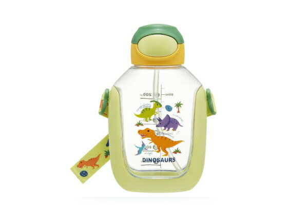 【全品　送料無料！】　オリジナル　ワンプッシュストロー ボトル780ml　ディノサウルス　ダイナソー　恐竜　水筒　すいとう　マグ　ボトル　遠足　アウトドア　子供　キッズ　雑貨　グッズ　かわいい　TE
