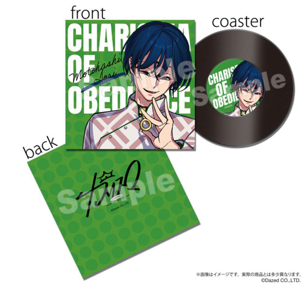 【全品　送料無料！】　日本製　カリスマ　レコードコースター本橋依央利　もとはしいおり　アニメ　漫画　推し　推し活　コースター　コップ置き　キッチン　食事　雑貨　グッズ　かわいい