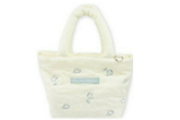 【全品 送料無料！】 スヌーピー SNOOPY トートバッグホワイト 白 青 ぬいぐるみ ピーナッツ ウッドストック すぬーぴー アニメ キャラクター かばん カバン 鞄 収納 お出かけ アウトドア 雑貨 グッズ か