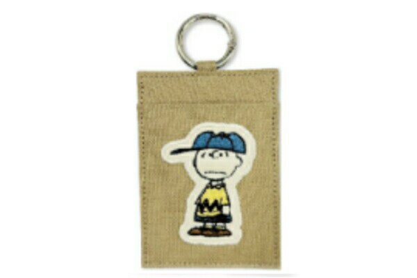 【全品　送料無料！】　スヌーピー　SNOOPY　シングルパスケースチャーリー・ブラウン　アップリケ　ピーナッツ　ウッドストック　すぬーぴー　キャラクター　ポーチ　カード入れ　定期入れ　収納　通勤　通学　雑貨　グッズ　かわい