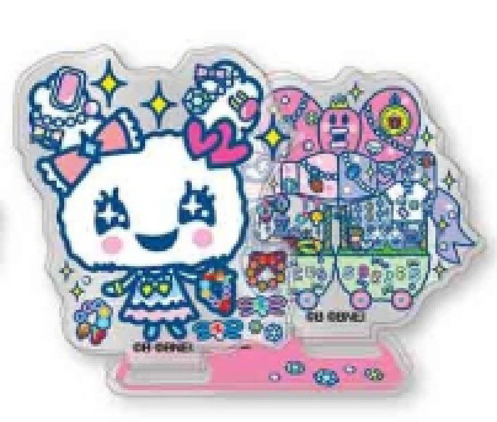 【全品　送料無料！】　【日本製】　たまごっち　レイヤーアクリルスタンドラブリっち　たまごっちのプチプチお店っち　ゲーム　アクスタ　置き物　おもちゃ　コレクション　インテリア　雑貨　グッズ　かわいい