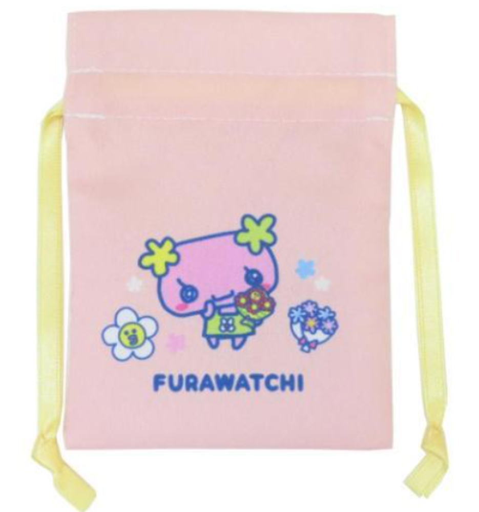 【全品　送料無料！】　【日本製】　たまごっち　まめ巾着ふらわっち　たまごっちのプチプチお店っち　ゲーム　ポーチ　ケース　小物入れ　袋　収納　お出かけ　アウトドア　雑貨　グッズ　かわいい