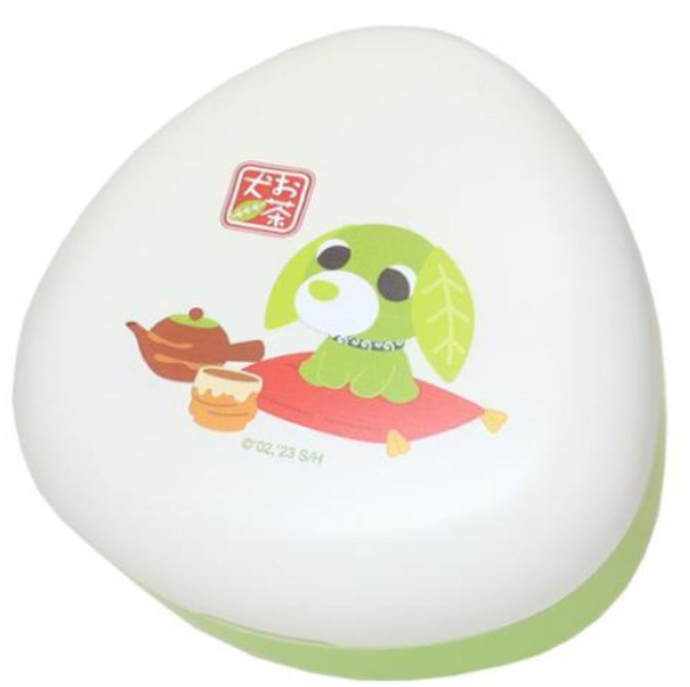 樂天商城 - 【全品　送料無料！】　　【日本製】　お茶犬　おにぎりケースリョク　動物　アニマル　ランチボックス　弁当箱　遠足　アウトドア　雑貨　グッズ　かわいい　TE