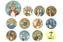 【全品 送料無料!】【クジ】【ピーターラビット】【Peter Rabbit】トレーディング刺繍缶マグネット【うさぎ】【ウサギ】【絵本】【アニメ】【映画】【マグネット】【磁石】【コレクション】【くじ】【ランダム】【雑貨】【グッズ】【かわいい】