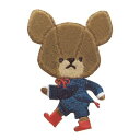 【全品 送料無料!】【くまのがっこう】ワッペン【ジャッキー】【くま】【がっこう】【学校】【キャラ】【絵本】【アイロンパッチ】【アップリケ】【雑貨】【グッズ】【か...