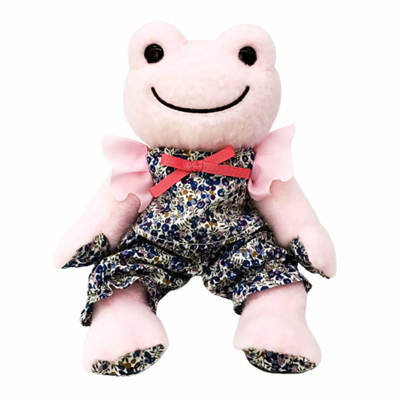 Frog - 【全品　送料無料！】　かえるのピクルス　ビーンドールベリー　リバティ・ファブリックス　ピクルス　ぴくるす　かえる　カエル　カエルのピクルス　マスコット　人形　ぬいぐるみ　おもちゃ　子供　キッズ　雑貨　グッズ　かわいい