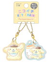 【全品 送料無料!】【サンリオキャラクターズ】ニコイチキーホルダー【ベビー】【ポムポムプリン】【ぽむぽむぷりん】【ポムポム】【キーホルダー】【キーリング】【チャーム】【鍵】【ペア】【お揃い】【おそろ】【友達】【雑貨】【グッズ】【かわいい】(3)