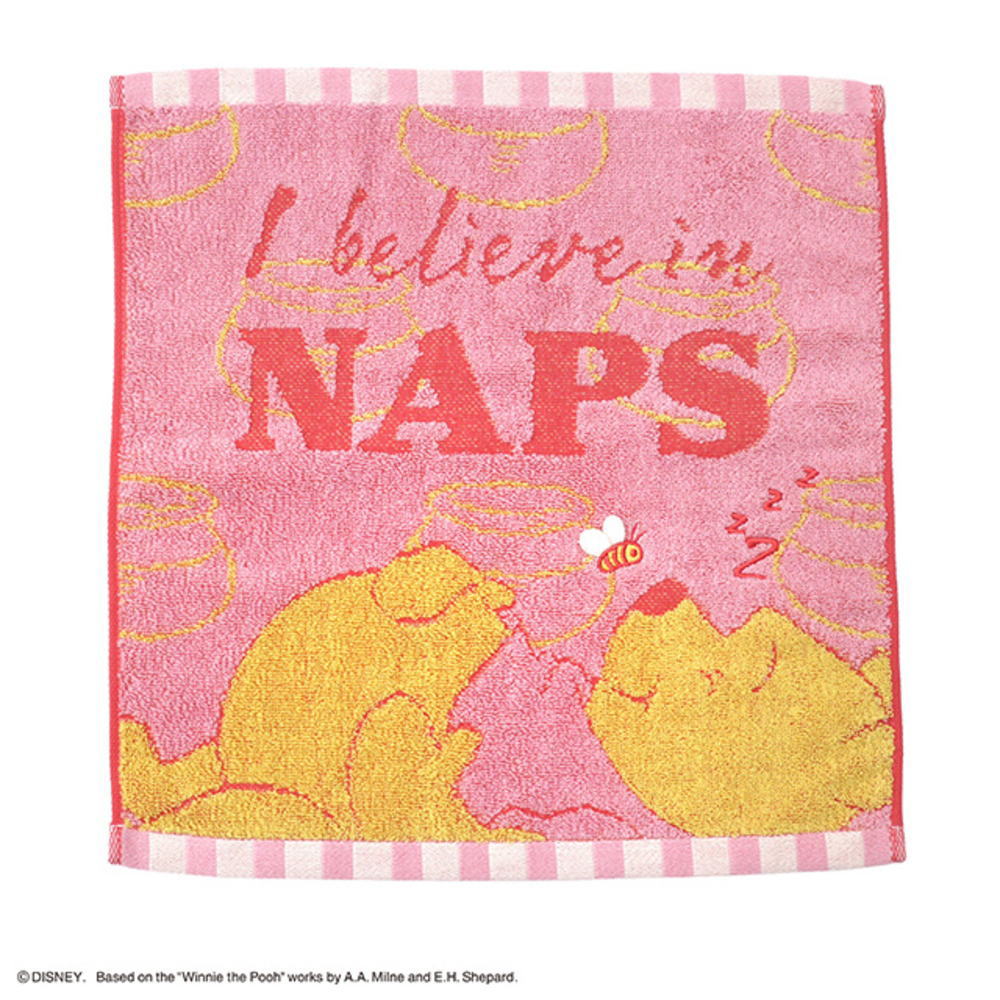 【全品 送料無料！】 ディズニーキャラクター ウォッシュタオルハニーナップス ピンク くまのプーさん アニメ 映画 たおる ミニタオル ハンドタオル ハンカチ 雑貨 グッズ かわいい