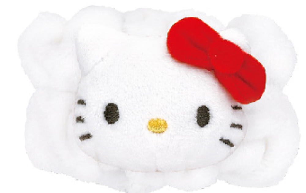 Rakuten - 【全品　送料無料！】　サンリオキャラクターズ　ハンドシュシュ2個セットハローキティ　キティちゃん　キティ　きてぃ　シュシュ　留め　袖　服　濡れ防止　2個入り　雑貨　グッズ　かわいい