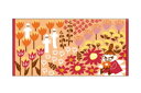 【全品 送料無料!】 ムーミン MOOMIN ミニバスタオルオレンジチューリップ リトルミイ ミイ アニメ 絵本 キャラクター たおる 海 プール アウトドア 子供 キッズ 雑貨 グッズ かわいい