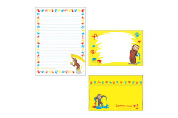 【日本製】【おさるのジョージ】レターセット【ペンキ】【ジョージ】【ひとまねこざる】【Curious George】【絵本】【アニメ】【キャラクター】【レター】【手紙】【てがみ】【便箋】【文房具】【学校】【雑貨】【グッズ】【かわいい】 ■サイズ・仕様■ ◆サイズ：H230×W145mm ◆便箋：10枚/封筒：5枚 ■当商品について■ ＊在庫状況により入荷待ち ・欠品になる場合がございます。 予めご了承下さいますようお願いいたします。【日本製】【おさるのジョージ】レターセット【ペンキ】【ジョージ】【ひとまねこざる】【Curious George】【絵本】【アニメ】【キャラクター】【レター】【手紙】【てがみ】【便箋】【文房具】【学校】【雑貨】【グッズ】【かわいい】 ■サイズ・仕様■ ◆サイズ：H230×W145mm ◆便箋：10枚/封筒：5枚 ■当商品について■ ＊在庫状況により入荷待ち ・欠品になる場合がございます。 予めご了承下さいますようお願いいたします。