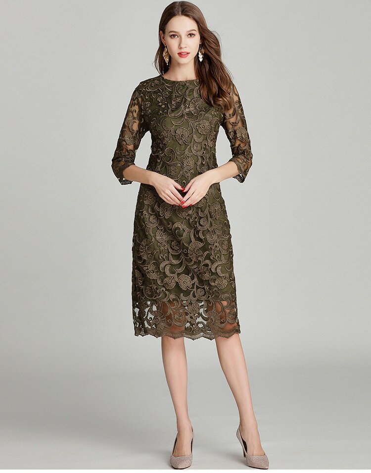 大きいサイズ ドレス ゴージャスドレス ゴージャスワンピース 豪華 パーティードレス パーティー 結婚式 二次会 お呼ばれ 披露宴 演奏会 クリスマス インスタ 撮影★大人気上品感あふれる一着！艶感のある花柄刺繍ドレスワンピース L 2L 3L 4L 5L 6Lサイズ ★フリーダム sale