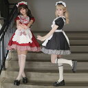 ★S~6L★2色★小さいサイズ~大きいサイズ★メイド セクシーコス セクシーメイド コスプレ コスチューム 衣装 エプロン メイド服 制服 ハロウィン インスタ 撮影 アイドル★クラシカル エプロン ロリータ チエック柄3点セット S M L 2L 3L 4L 5L 6L サイズ★フリーダムsale