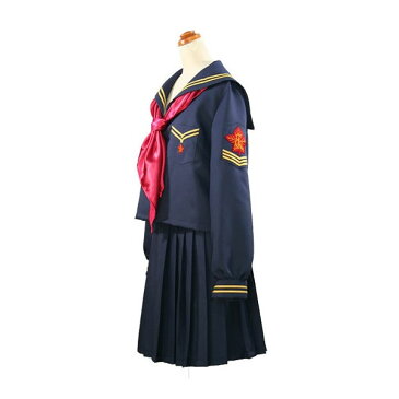 コスプレ セクシー 大きいサイズ 制服 衣装 日本製 送料無料 学校制服 高校制服 JK制服 セーラー服 コスチューム コスプレ 衣装 女子高生 プリーツスカート セーラー イベント★有名校 東○英和女学院 冬服 レプリカ 4Lサイズ★フリーダム 男性用 女性用 メンズ