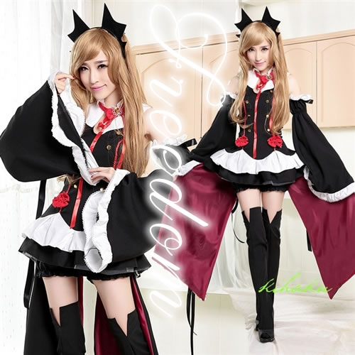 悪魔 当日発送 コスプレ セクシー 制服 衣装 ラブライブ 小悪魔 ステージ衣装 メイド アニメ アイドル ゲーム キャラクター アニメキャラ ゲームキャラ コスチューム セクシー ハロウィン★燕尾スタイル「ラブライブ！」アイドル小悪魔メイドコスチューム★フリーダム セール sale