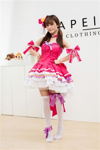 アイドル ステージ 衣装 コスプレ 地下アイドル 制服 衣装 パーティー コスチューム 秋葉原 ハロウィン セクシー クリスマス アイドルコスプレ アイドル衣装 ★ ミニハット付きのキュートスタイル！アイドル系ステージ衣装コスチューム ★ フリーダム セール sale