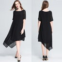 ★L〜6L★1色★ブラック 大きいサイズ ドレス トップス ワンピース ワンピ パーティードレス パーティーワンピ 結婚式 二次会 お呼ばれ インスタ 撮影 ア...