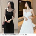 ★M〜L★2色★ブラック ホワイト ワンピース ノースリーブ ロング丈 ロング ロングワンピ ストレッチワンピース OL 通勤 通学 旅行 お出かけ デート 韓...