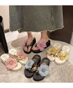 ★23.0cm(36)〜25.0cm(40)★4色★イエロー ライトパープル ブルー ピンク リゾートサンダル 履きやすい疲れない サマーサンダル 韓国ファッシ...
