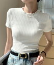 ★M〜L★7色★ブラック ホワイト ベージュ チャコールグレー カーキ オリーブ グレイッシュベージュ Tシャツ インナー カットソー 半袖カットソー OL 通...