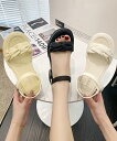 ★22.5cm(35)〜25.0cm(40)★3色★ブラック アイボリー クリーム サンダル 厚底 靴美脚 歩きやすい OL 通勤 通学 普段履き おつかい お...