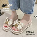★22.5cm〜24.5cm★2色★ブラック アイボリー サンダル 軽量サンダル 厚底 靴 くつ 厚底 ビーチ プール 海 海岸 浜辺 リゾート お出かけ 旅行...
