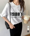 ★L~XXL★3色★ホワイト ダークグレー ライトグレー Tシャツ 五分袖Tシャツ 韓国風ブラウス ロゴ入り OL 通勤 通学 お出かけ 部屋着 韓国風ファッション インスタ 撮影 アイドル★ロゴプリント tシャツ 半袖クルーネックT レディース 韓国風 L XL XLサイズ★フリーダムsale
