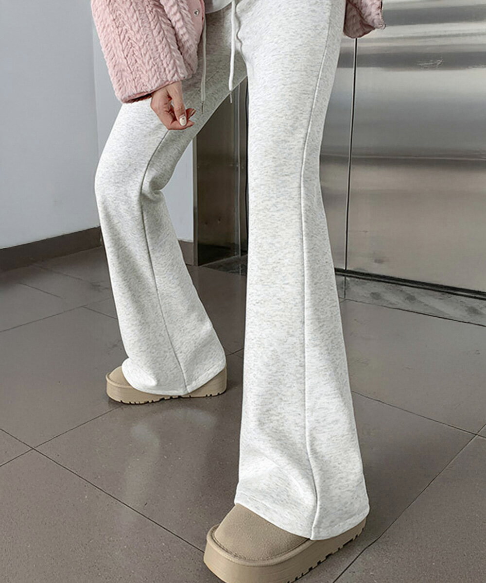 ★4色★ブラック グレー ライトグレー チャコールグレー パンツ ズボン スウェット ロングパンツ らくち..