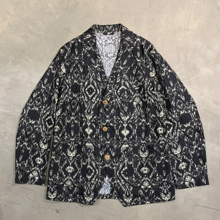 Nigel Cabourn / HOSPITAL JACKET - TRIBAL PRINT (ナイジェルケーボン ホスピタルジャケット トライバルプリント リネン)