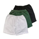 LOSANGELES APPAREL HF02 14oz Heavy Fleece Mid Sweat Shorts Grey Black GreeniT[XAp XAp 14IX XEFbgV[c O[ ubN O[ AJj