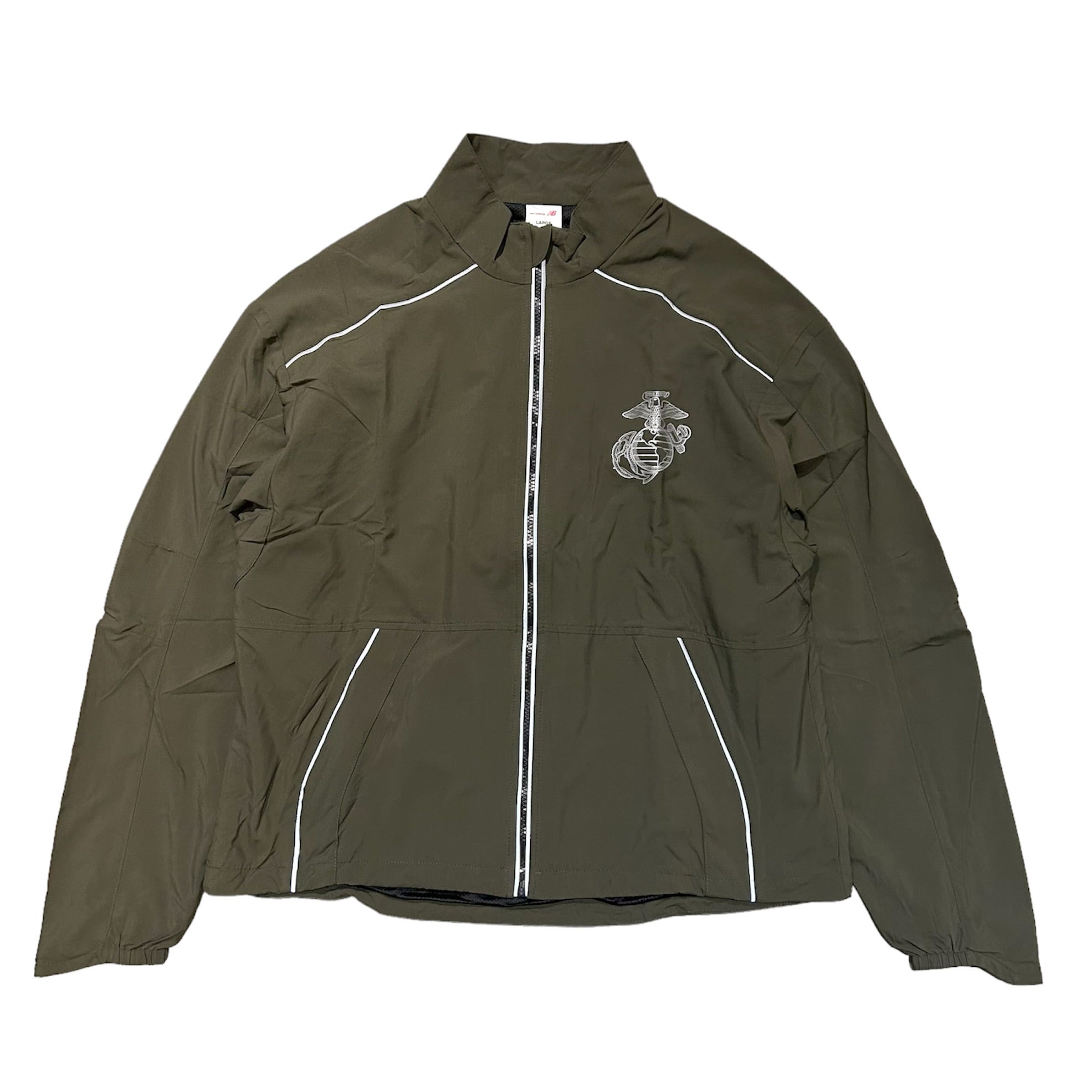 DEADSTOCK NEW BALANCE製 USMC Physical Training Jacket S M L (米軍実物 ニューバランス アメリカ海兵隊 フィジカルトレーニングジャケット)