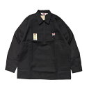 BEN DAVIS 1/2 Zip L/S Work Shirt / xfCrX n[tWbv  [NVc vI[o[