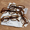 DEADSTOCK 80-90's US Military Eye Wear Frame "CELLULOCE ACETATE" COLOR: Brown SIZE: 46-20, 46-22, 48-20, 48-22 - DESCRIPTION - 1980から90年代のアメリカ軍のアイウェアフレームです。 袋入りのデッドストックです。 セルフレーム(セルロイド製)のウェリントンタイプというクラシカルな逸品。 1950年代から基本的なフォルムを大きく変えずに作られています。 通常のメガネとしても、カラーレンズを入れてサングラスとしてもお楽しみいただけます。 - CONDITION - 袋付きデッドストック ※長期保管によるスレ等がある場合がございます。 また、歪んでいる物もありますので、着用には問題ございませんが気になる場合はお近くのメガネ店にて研磨、調整をお勧めいたします。 ※レンズは付属しません。 ・モニターの配色によって、実際のものと色が異なる場合がございます。 ・細心の注意の元採寸しておりますが、多少の誤差はご了承下さい。 ・この商品は当店実店舗でも販売しております。在庫数の更新は随時行っておりますが、お買い上げいただいた商品が、品切れになってしまうこともございます。 その場合、お客様には必ず連絡をいたしますが、万が一入荷予定がない場合は、キャンセルさせていただく場合もございますことをあらかじめご了承ください。