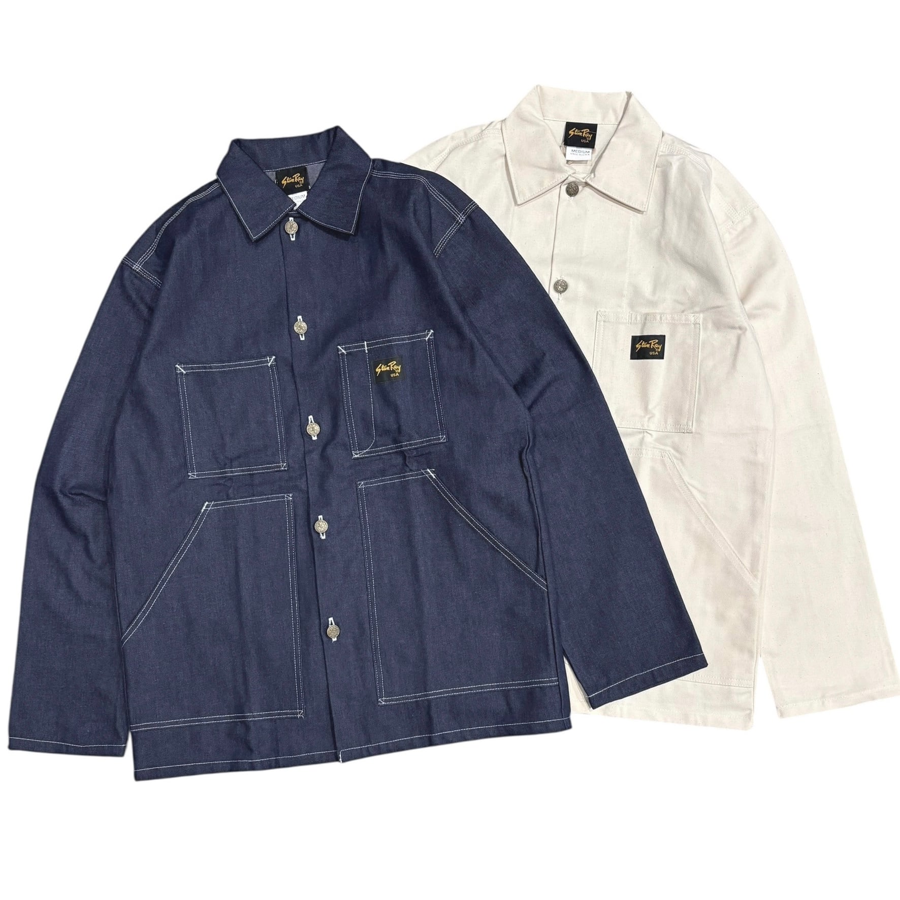 Stan Ray Coverall / Shop Jacket スタンレー デニム コットンドリル カバーオール ショップジャケット