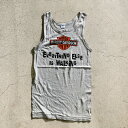 チャンピオン タンクトップ  メンズ "DEADSTOCK" 70's Champion Harley Davidson Tank Top（70年代 チャンピオン ハーレーダビッドソン バータグ タンクトップ アメカジ デッドストック アメリカ直輸入）