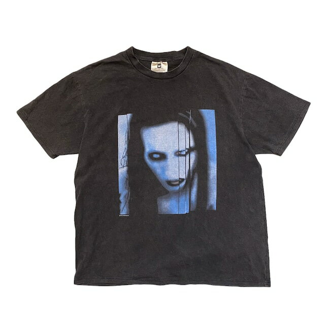 90's "Marilyn Manson" the long hard road out of hell T-Shirt / マリリンマンソン バンT バンドTシャツ 古着 アメリカ直輸入のサムネイル