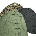 DEADSTOCK Jungle Fatigue Jacket 民間品 M-Short L-Short S-Short Olive Black Tiger Stripe / ジャングルファティーグ ファティーグジャケット ミリタリー オリーブ ブラック タイガーストライプ 古着 ヴィンテージ