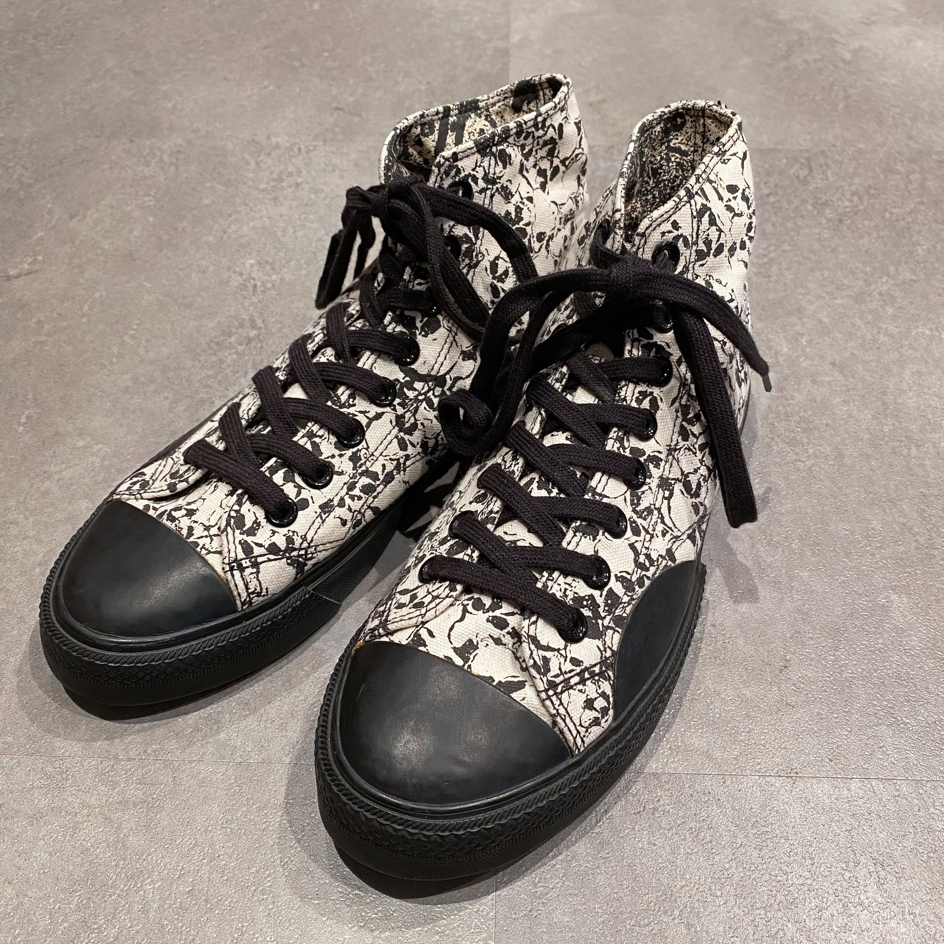 DEADSTOCK 80's VISION STREET WEAR "Punk Skull High" Sneaker 10 / デッドストック ヴィジョンストリートウェア パンクスカル 総柄 スニーカー ハイカット 古着 ヴィンテージのサムネイル
