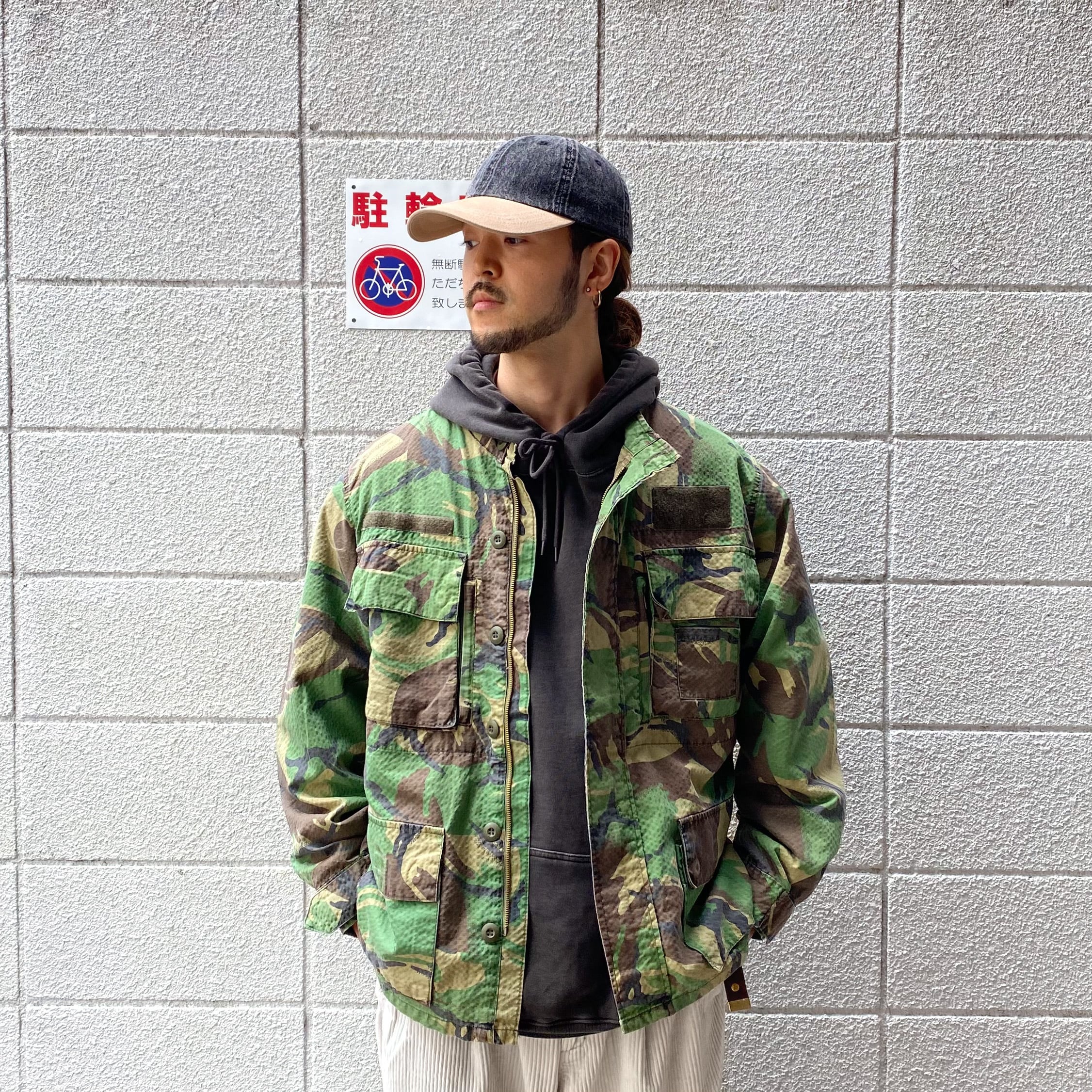 ポルトガル軍 DPM Camo Field Jacket / フィールドジャケット エポレット無し DPMカモ 迷彩 ユーロ ミリタリー ヴィンテージ 古着