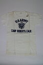 Vintage@40N US ARMY Flocked T-SHIRT(A[~[ tbL[ TVc)AJA